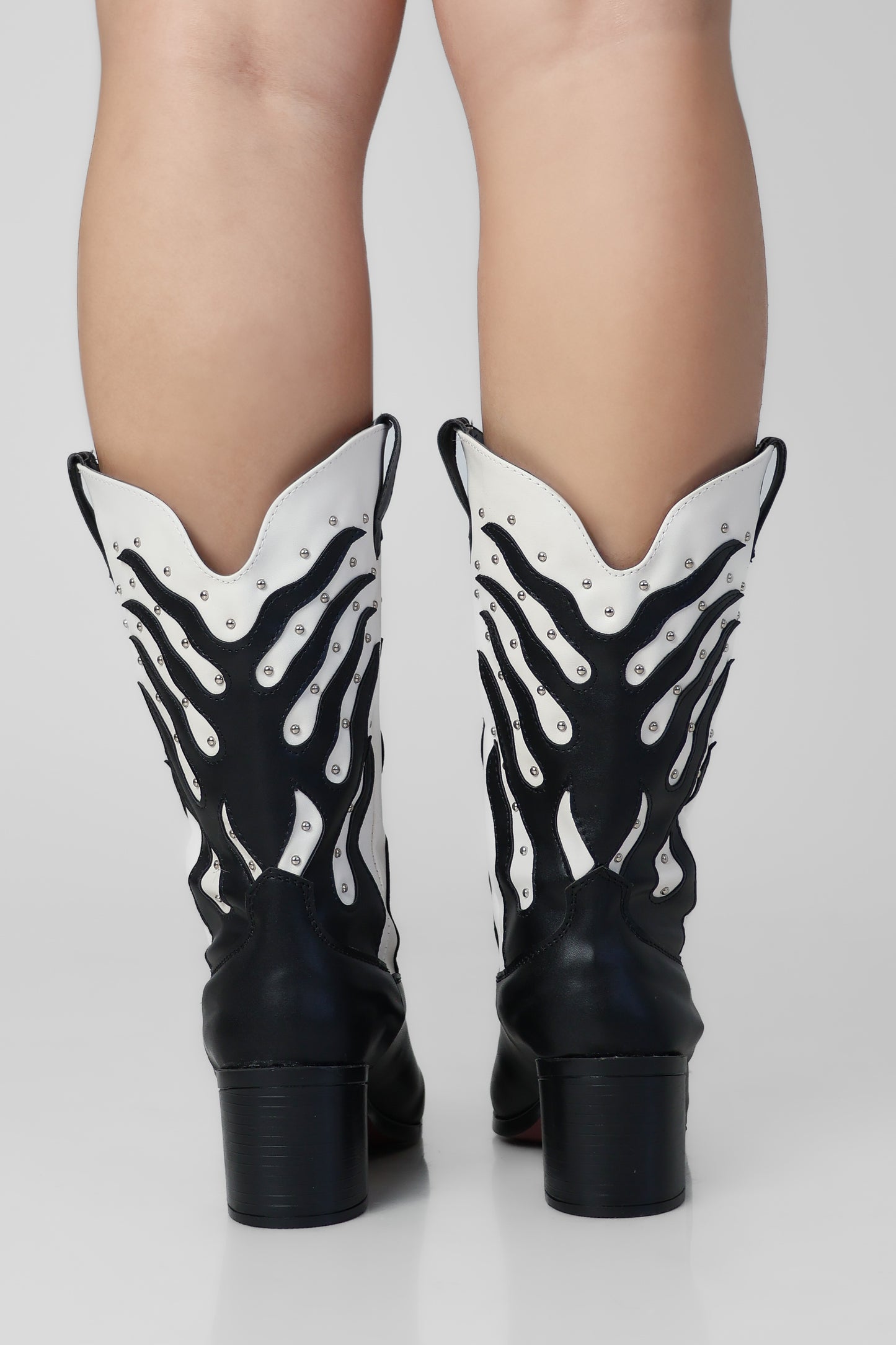 Flame Boots White