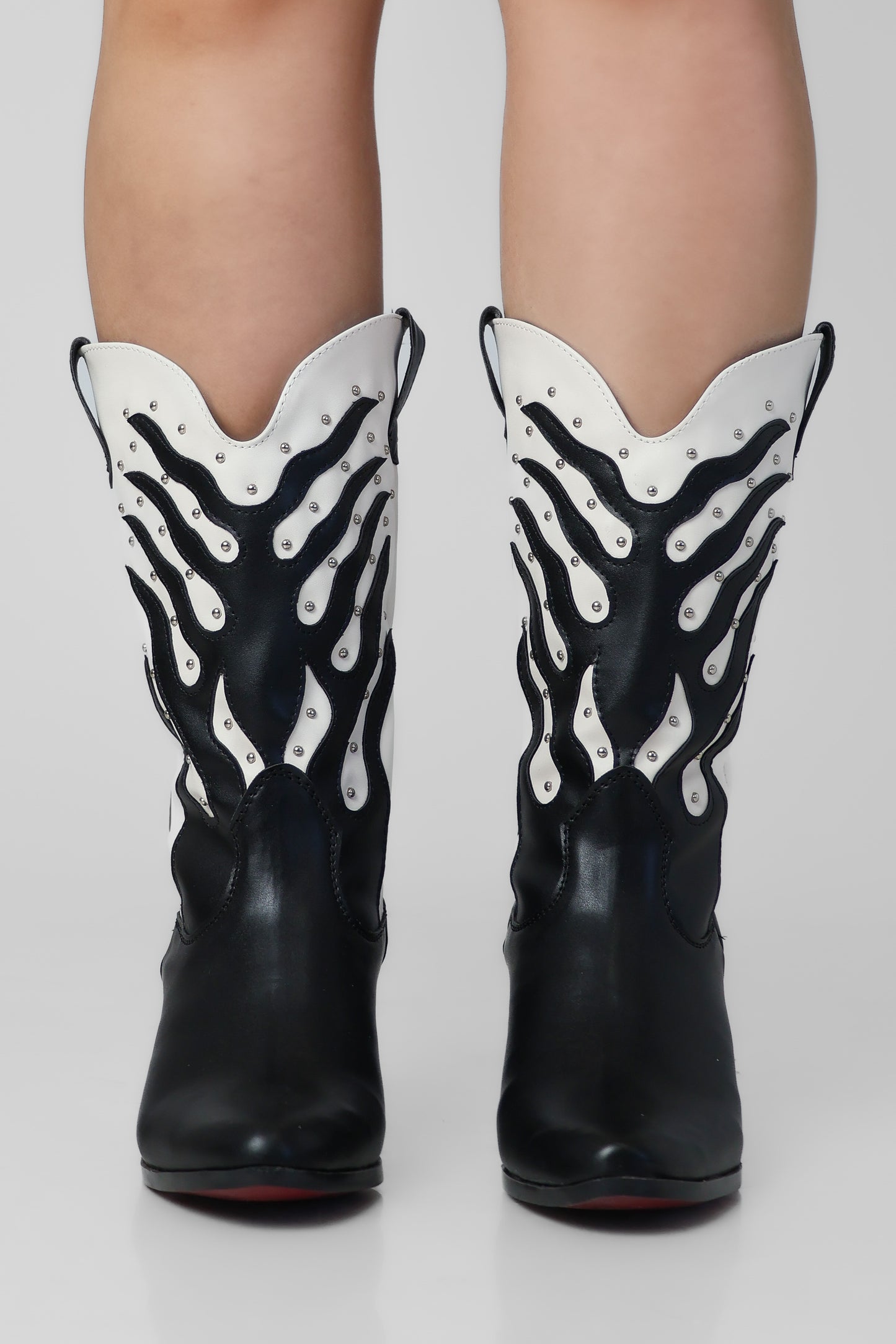 Flame Boots White